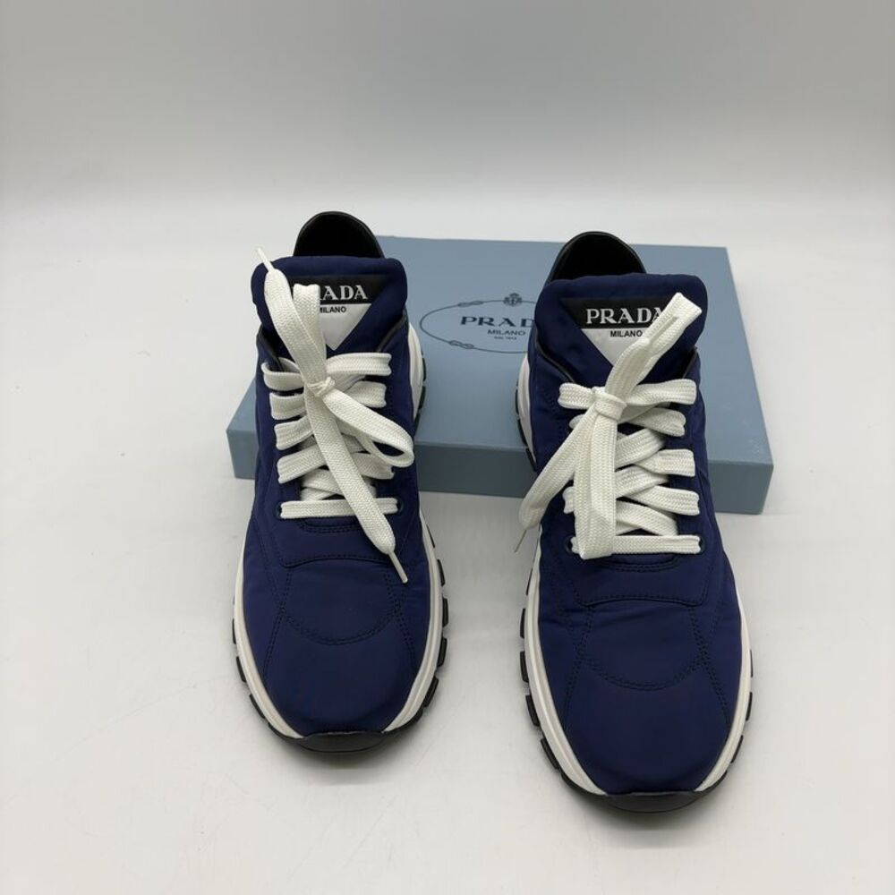 Prada Nylon PRAX Sneakers Blue White